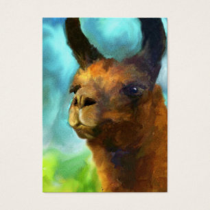 Llama ACEO Art Trading Cards