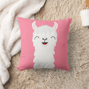 Llama alpaca face cushion