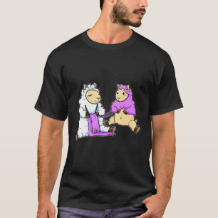 Llama Alpaca Knit Sheep Wool Knitting Lama Guanaco T-Shirt
