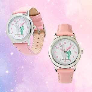 Llama Alpaca Personalised Custom Kid's Watch