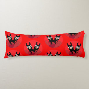 Llama Alpaca Twin Brothers Body Cushion