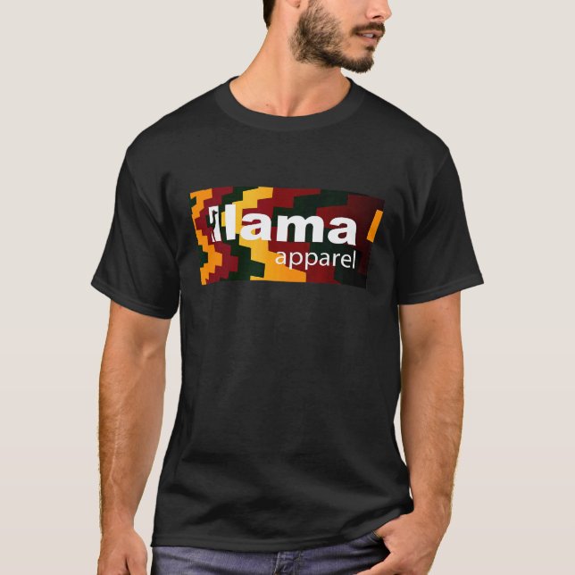 Llama Apparel Andean Cusco Pattern T-Shirt (Front)