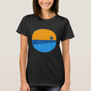 Llama Apparel Andes Landscape Original Art T-Shirt