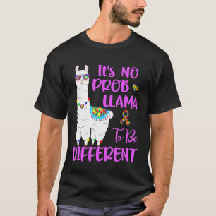 Llama Autism Awareness Kids Boys Girls T-Shirt