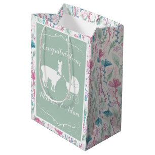 Llama Baby Shower Medium Gift Bag
