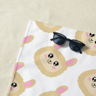 Llama Beach Towel