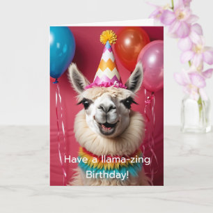 Llama Birthday Have a llama-zing birthday!  Card