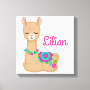 Llama Canvas Print