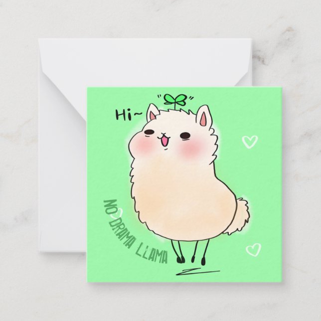 Llama Card (Front)