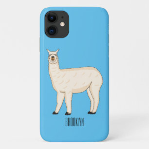 Llama cartoon illustration  Case-Mate iPhone case