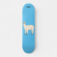 Llama cartoon illustration