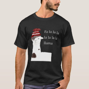 Llama Christmas Design Fa La La Llama T-Shirt