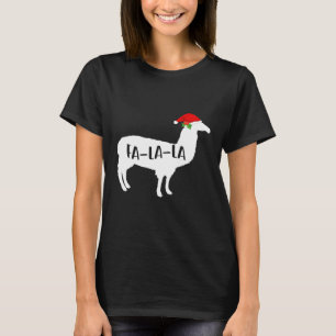 Llama Christmas   Holiday Tee