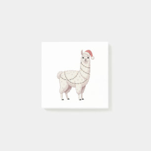 Llama Christmas Lights Sturdy Animals Lover Alpaca Post-it Notes