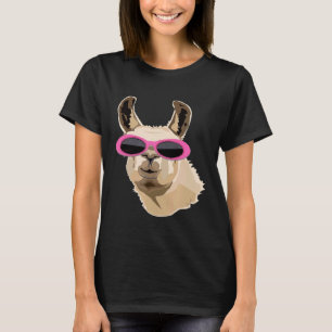 Llama Clout Goggles Llama EDM Hip Hop Rappers T-Shirt