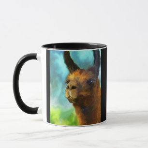 Llama Collectable Art Coffee Mug
