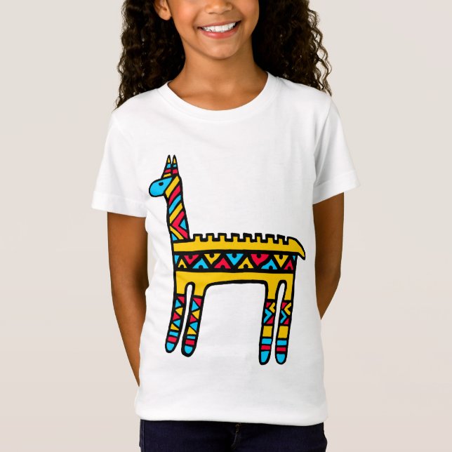 Llama-colours T-Shirt (Front)
