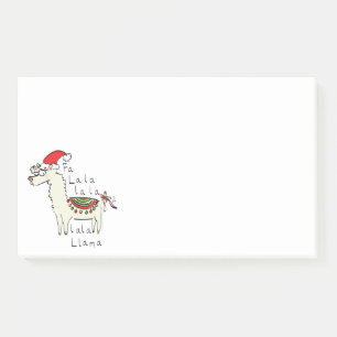 Llama Cute Funny Christmas Holiday Kids Post-it Notes