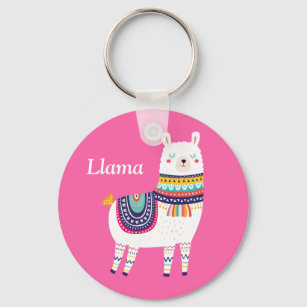 Llama Cute Key Ring