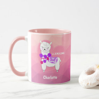 Llama Cute Personalised Mug