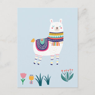 Llama Cute Postcard