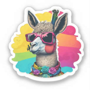 Llama Explore Our Adorable Llama Sticker
