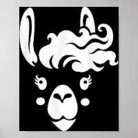Llama Face Eyelashes Halloween Costume Hairstyle