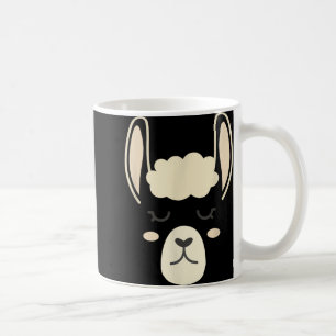 Llama Face Funny Halloween Costume Alpacas Coffee Mug