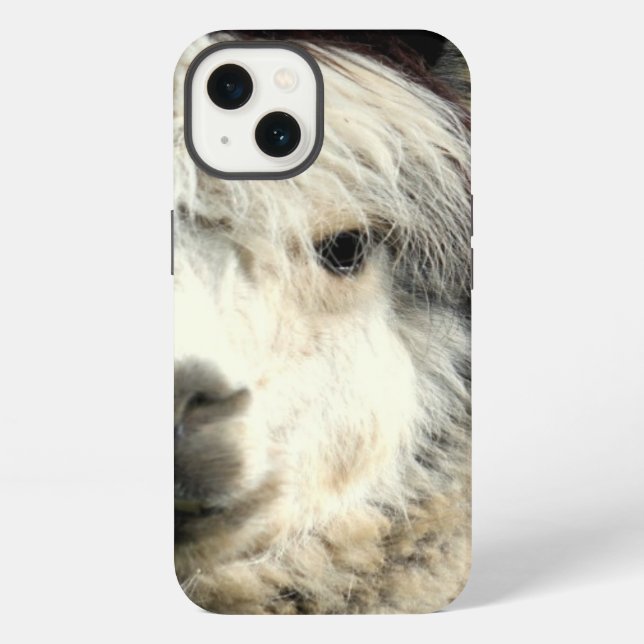 Llama Face iPhone Case (Back)