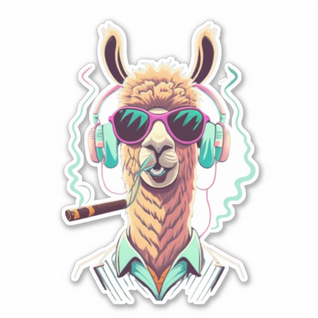 Llama Favour Sticker (Front)