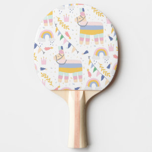 Llama Fiesta Festive Party Pattern Ping Pong Paddle