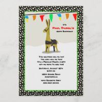 Llama Fiesta Party Invitation