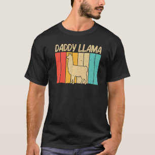 Llama For Men Boys Dad Llama Farm Animal T-Shirt