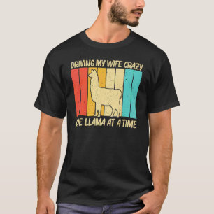 Llama For Men Boys Dad Llama Farm Animal T-Shirt