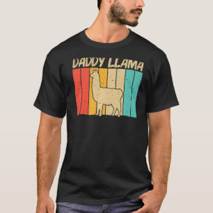 Llama For Men Boys Dad Llama Farm Animal T-Shirt