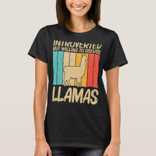 Llama For Men Women Llama Farm Animal 2 T-Shirt