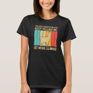 Llama For Men Women Llama Farm Animal   3 T-Shirt