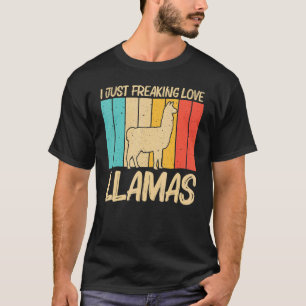 Llama For Men Women Llama Farm Animal 5 T-Shirt