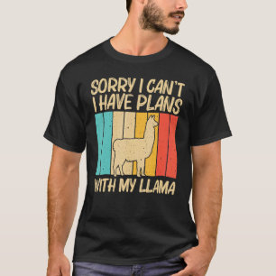 Llama For Men Women Llama Farm Animal 6 T-Shirt