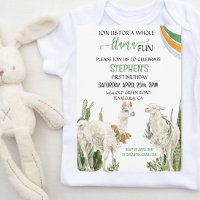 Llama Fun Birthday Party Fiesta Cactus  