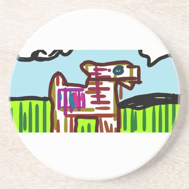 Llama fun time coaster (Front)