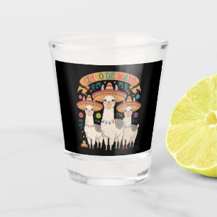 Llama Funny Cinco De Mayo Fiesta Party Shot Glass