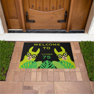 llama Funny Novelty Doormat