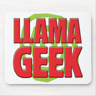 LLama Geek Mouse Pad