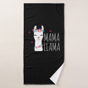 Llama Gift Mama Llama Bath Towel