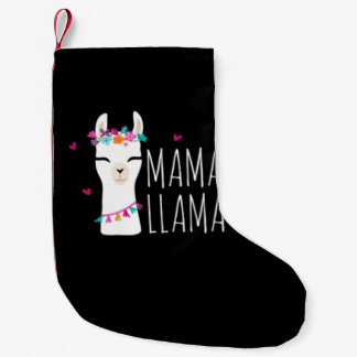 Llama Gift | Mama Llama Small Christmas Stocking