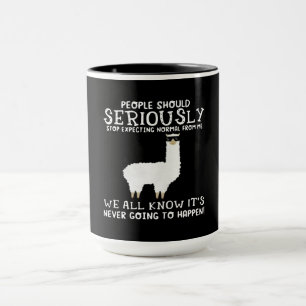 Llama Gift People should seriously Mug