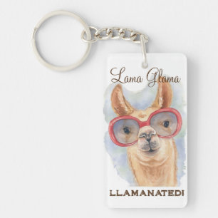 "LLAMA GLAMA" KEY RING