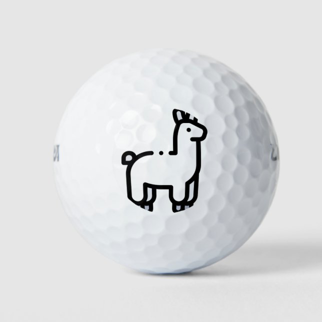 Llama Golf Balls (Front)