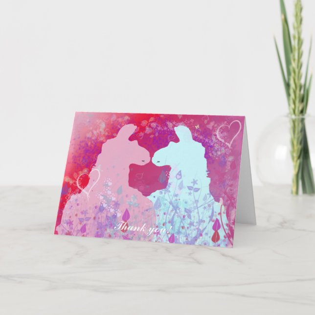 Llama Greeting Cards Birthday, Wedding, Get Well (Front)